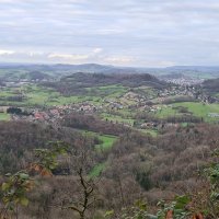 La vue sur la banlieue de Lons